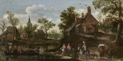 フェリー 作： Jan van Goyen