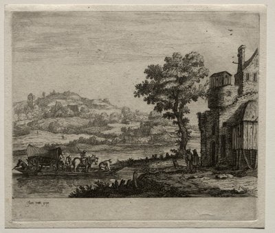 フェリーボート 作： Jan van Goyen