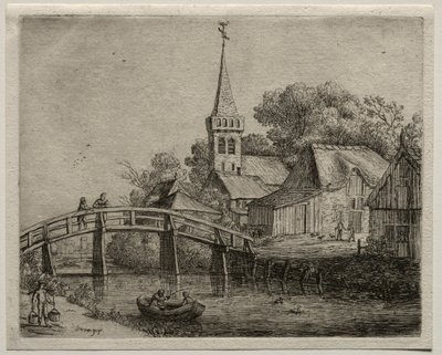 木の橋 作： Jan van Goyen