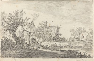 ウェイサイド イン 作： Jan van Goyen
