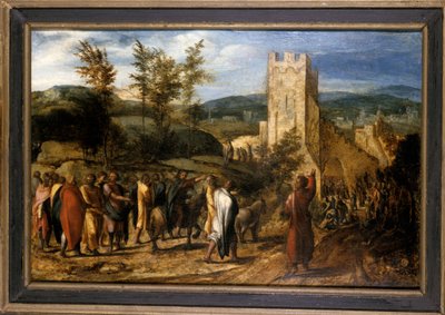 エルサレムに入ったキリスト、1551年-1600年 作： Jan van Hemessen