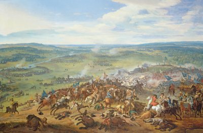 Hochstadt（バイエルン）近くのブレナムでの戦い、1704年 作： Jan van Huchtenburgh