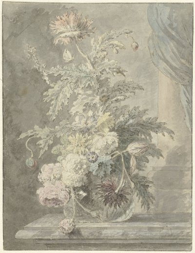 花と花瓶 作： Jan van Huysum (possibly)