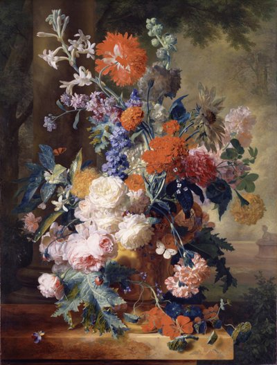 花の静物 作： Jan van Huysum