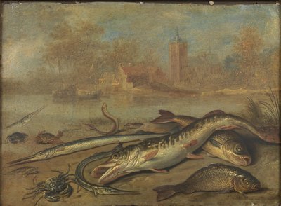 魚と風景 作： Jan van Kessel the Elder