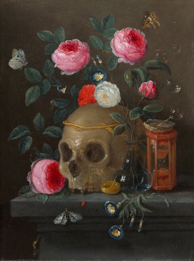 ヴァニタスの静物 作： Jan van Kessel the Elder