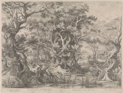 沼地で祈る洗礼者ヨハネ 作： Jan van Londerseel