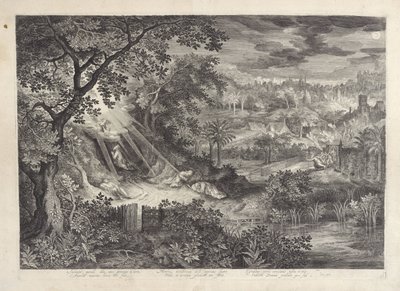 ゲッセマネの園でのキリストのいる風景 作： Jan van Londerseel