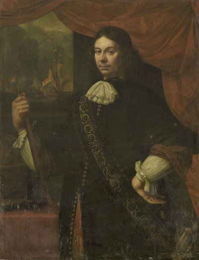 Cornelis Jacobsz de Boer、海軍大佐の肖像 作： Jan van Neck