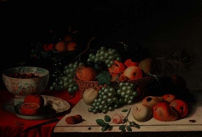 ぶどうとりんごのバスケット 作： Jan van Os