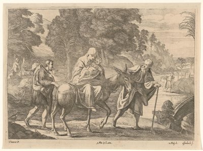 エジプトへのフライト 作： Jan van Ossenbeeck