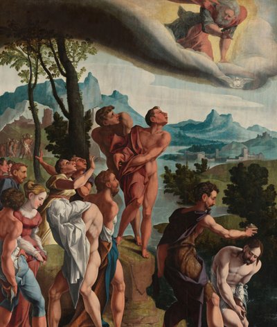 キリストのバプテスマ 作： Jan van Scorel (workshop of)