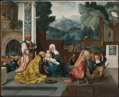賢者の崇拝、1519年頃 作： Jan van Scorel