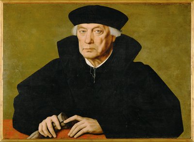 ヤン2世カロンデレ、政治家、パルマのマルガレーテ（皇帝カール5世の娘）の顧問... 作： Jan van Scorel