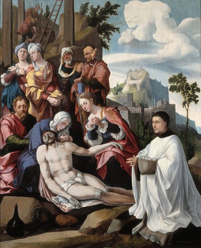 キリストの嘆きとドナー 作： Jan van Scorel