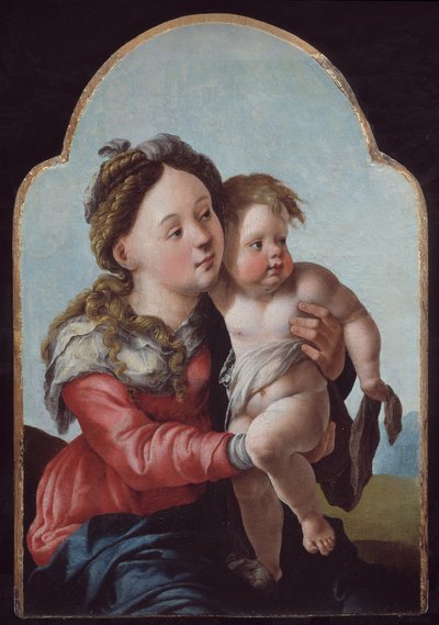 聖母子 作： Jan van Scorel