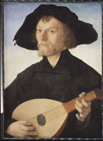 リュート奏者の肖像 作： Jan van Scorel