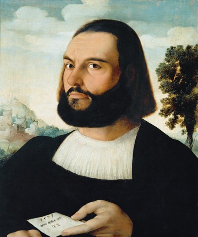 ある男の肖像 作： Jan van Scorel