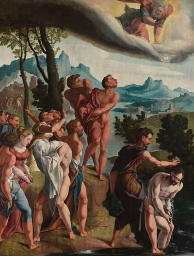 キリストの洗礼 作： Jan van Scorel