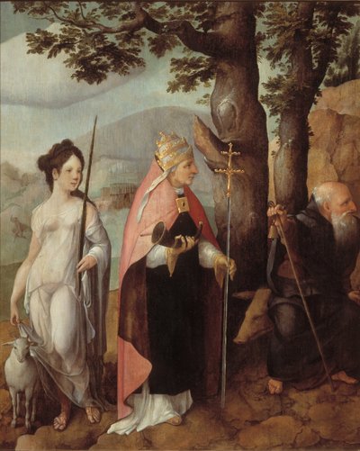 ヴァンロクホルスト家の守護者、1526-1527年 作： Jan van Scorel