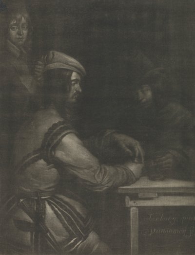 旅館の様子 作： Jan van Somer