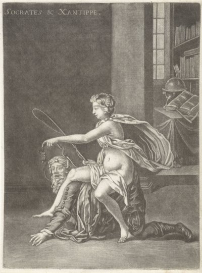 妻に嘲笑されるソクラテス ソクラテスとクサンティッペ (オブジェクトのタイトル) 作： Jan van Somer
