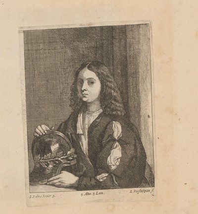 ベレー帽をかぶった見知らぬ男の肖像 作： Jan van Troyen