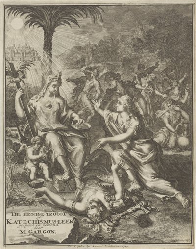 タイトル ページ: M. ガーゴン、唯一の慰め、1713 年 作： Jan van Vianen