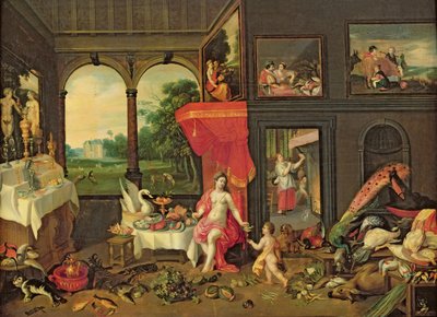 味の寓意 作： Jan van and Balen, Hendrik van Kessel