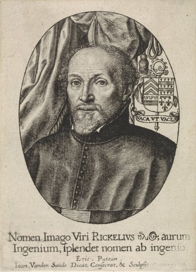 神学者ディオニュシウス・リッケルの肖像 作： Jan van de Sande