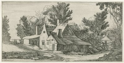 農場のある風景 作： Jan van de Velde (II) (manner of)