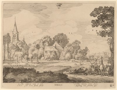 4月 作： Jan van de Velde II