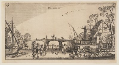 12月、『一年の12カ月』より 作： Jan van de Velde II