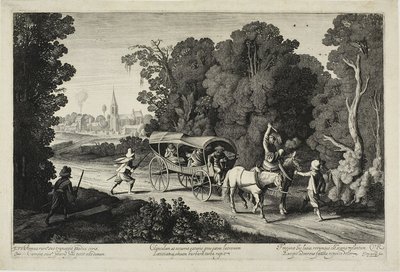 コーチを襲う強盗 作： Jan van de Velde II