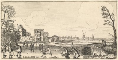 冬の風景 作： Jan van de Velde II