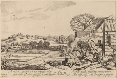 空気 作： Jan van de Velde II after Willem Buytewech