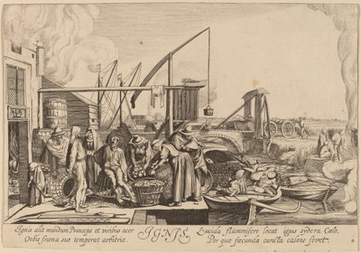 火 作： Jan van de Velde II after Willem Buytewech