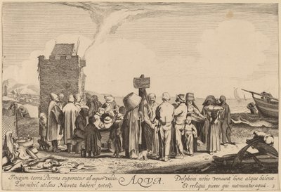 水 作： Jan van de Velde II after Willem Buytewech