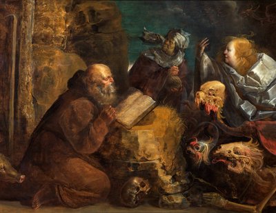 聖アントニウスの誘惑 作： Jan van de Venne