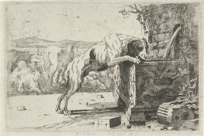 噴水の犬 動物（シリーズタイトル） ズーグラフィアム（シリーズタイトル） 作： Jan van den Hecke