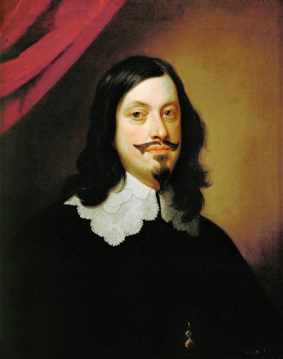 ハプスブルグ皇帝フェルディナンド3世（1608-1657）の肖像 - ヤン・ファン・デン・ヘッケ（ファン・ヘック、ファン・ヘック、ファンヘック）（1611-1651）。油彩・キャンバス、1643年頃寸法：74,5x61cm美術史博物館、ヴィエンヌ 作： Jan van den Hoecke
