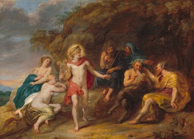 ミダスの審判、c。 1640年。 作： Jan van den Hoecke