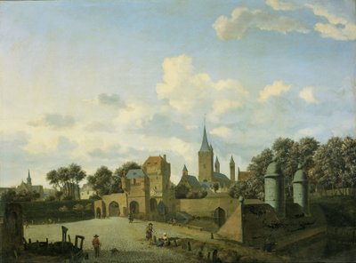 架空の設定でケルンの聖セヴェラン教会 作： Jan van der Heyden