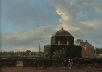 ハーグのハウステンボスと東からの正式な庭園の眺め1668-70。 作： Jan van der Heyden