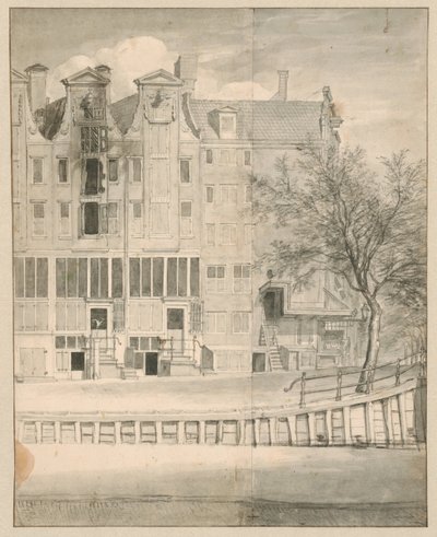 ライツェグラハトの焼け落ちた家、1684 年 作： Jan van der Heyden