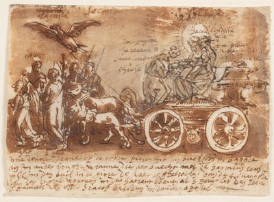 聖書の勝利のための予備研究 作： Jan van der Straet, called Stradanus