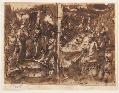 直訳：聖母の結婚 作： Jan van der Straet, called Stradanus