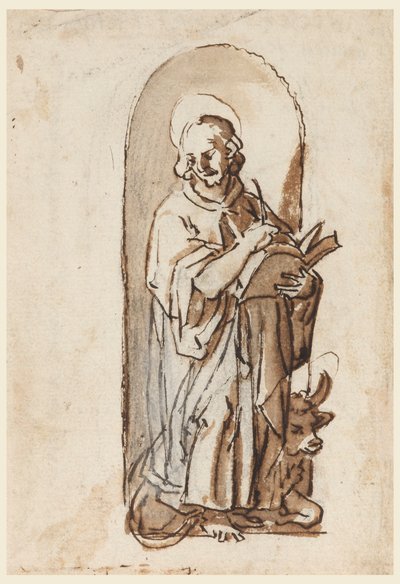 ニッチの聖ルカ 作： Jan van der Straet, called Stradanus
