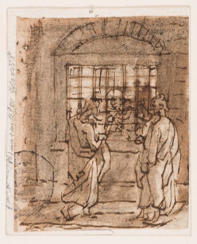 刑務所の聖ペテロ 作： Jan van der Straet, called Stradanus