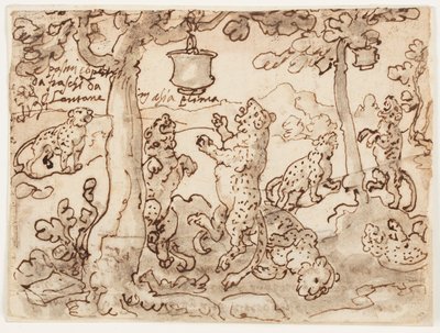 パンサーの罠 作： Jan van der Straet, called Stradanus